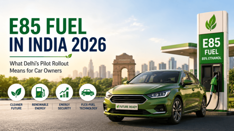 E85 Fuel in India 2026: What Delhi's Pilot Rollout Means for Car Owners