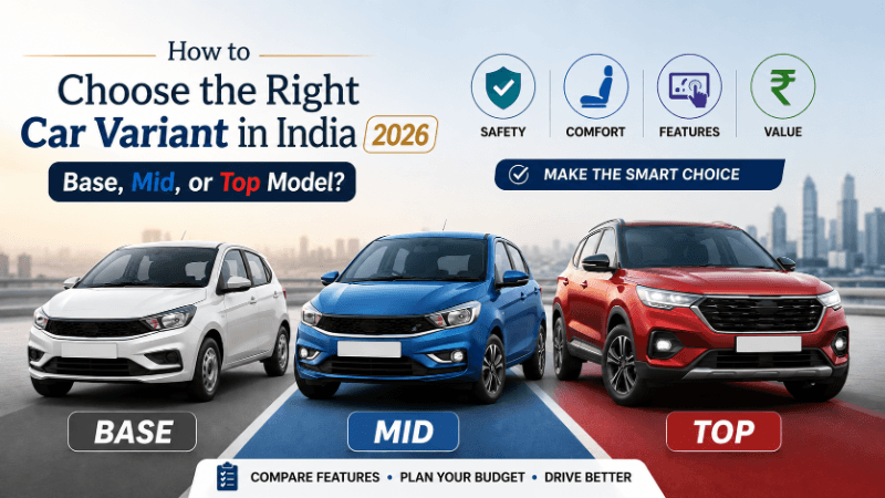 How to Choose the Right Car Variant in India 2026: Base, Mid, or Top Model?